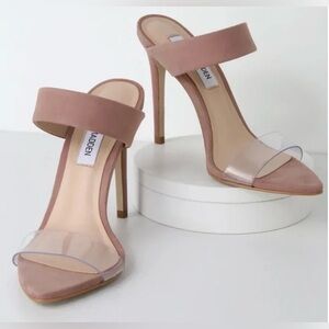 Steve Madden Amaya Blush High Heel Sandals - NWOT